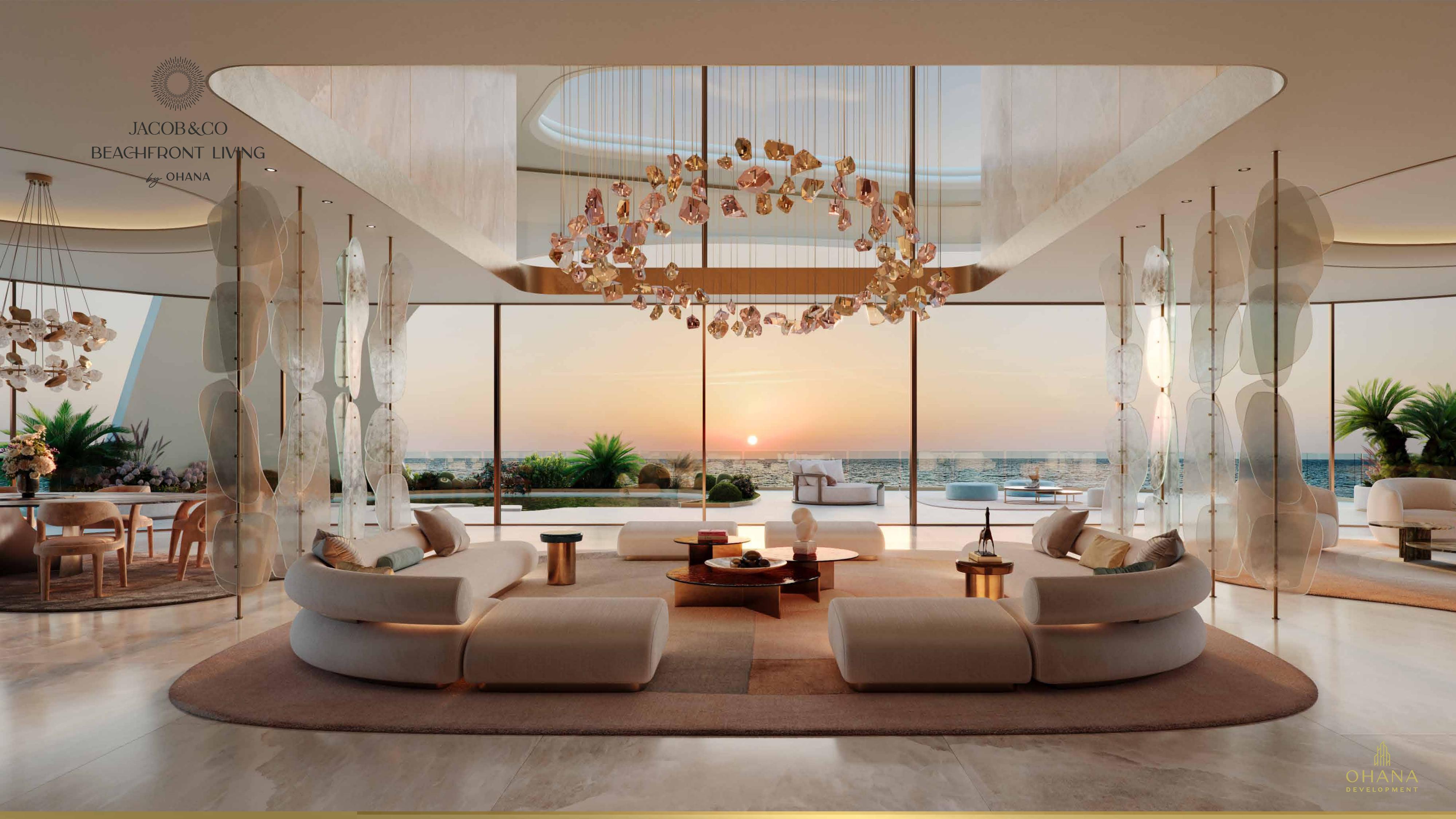 Interior concept at Jacob & Co Beachfront Living by Ohana