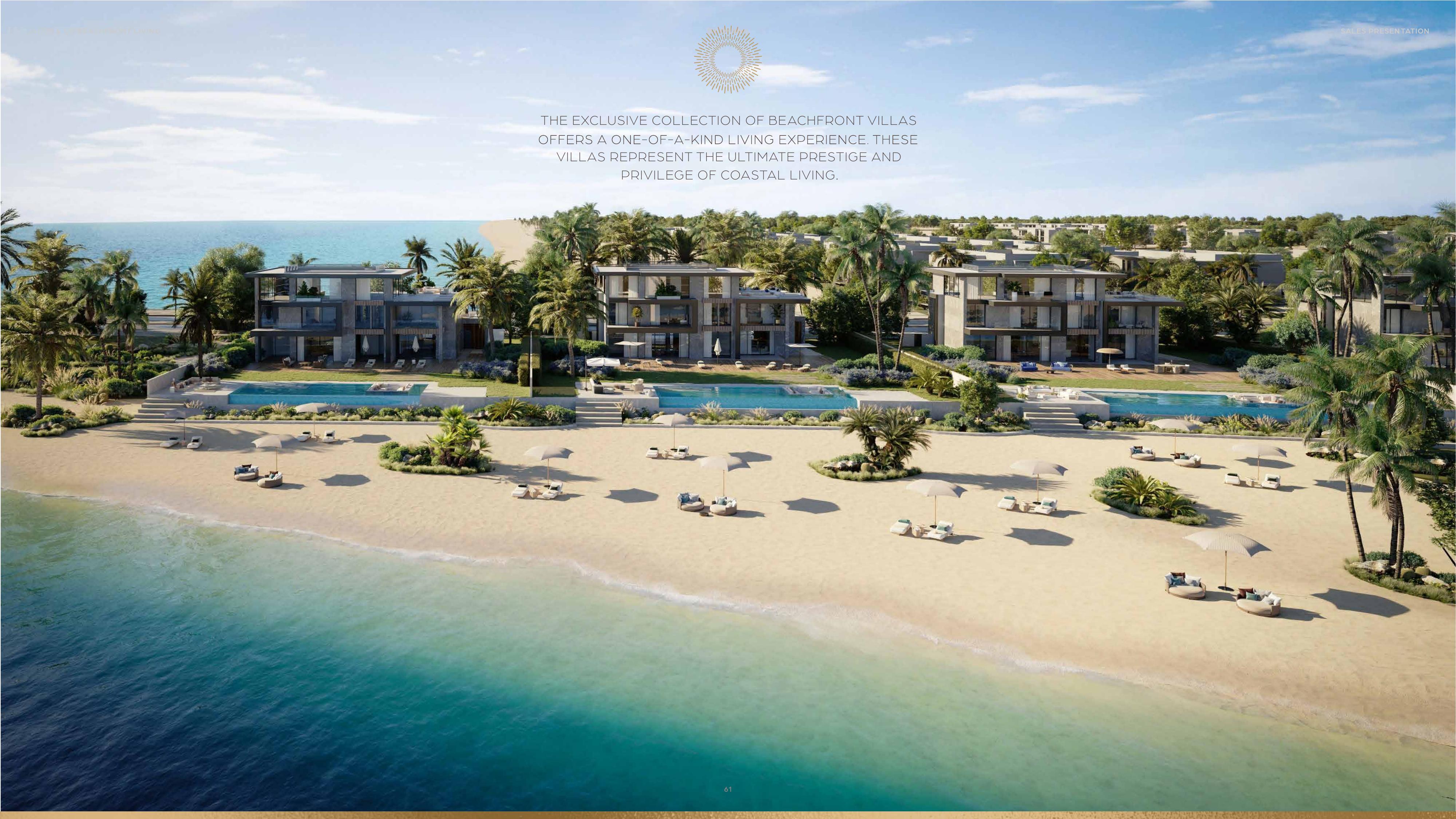 Beachfront setting for private residences by Ohana Development