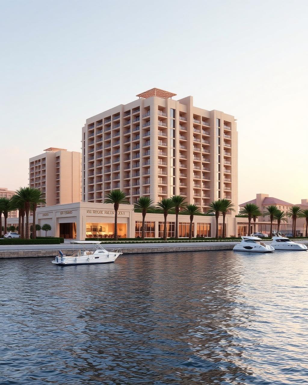 St. Regis Al Mouj branded waterfront hotel apartments in Muscat Oman